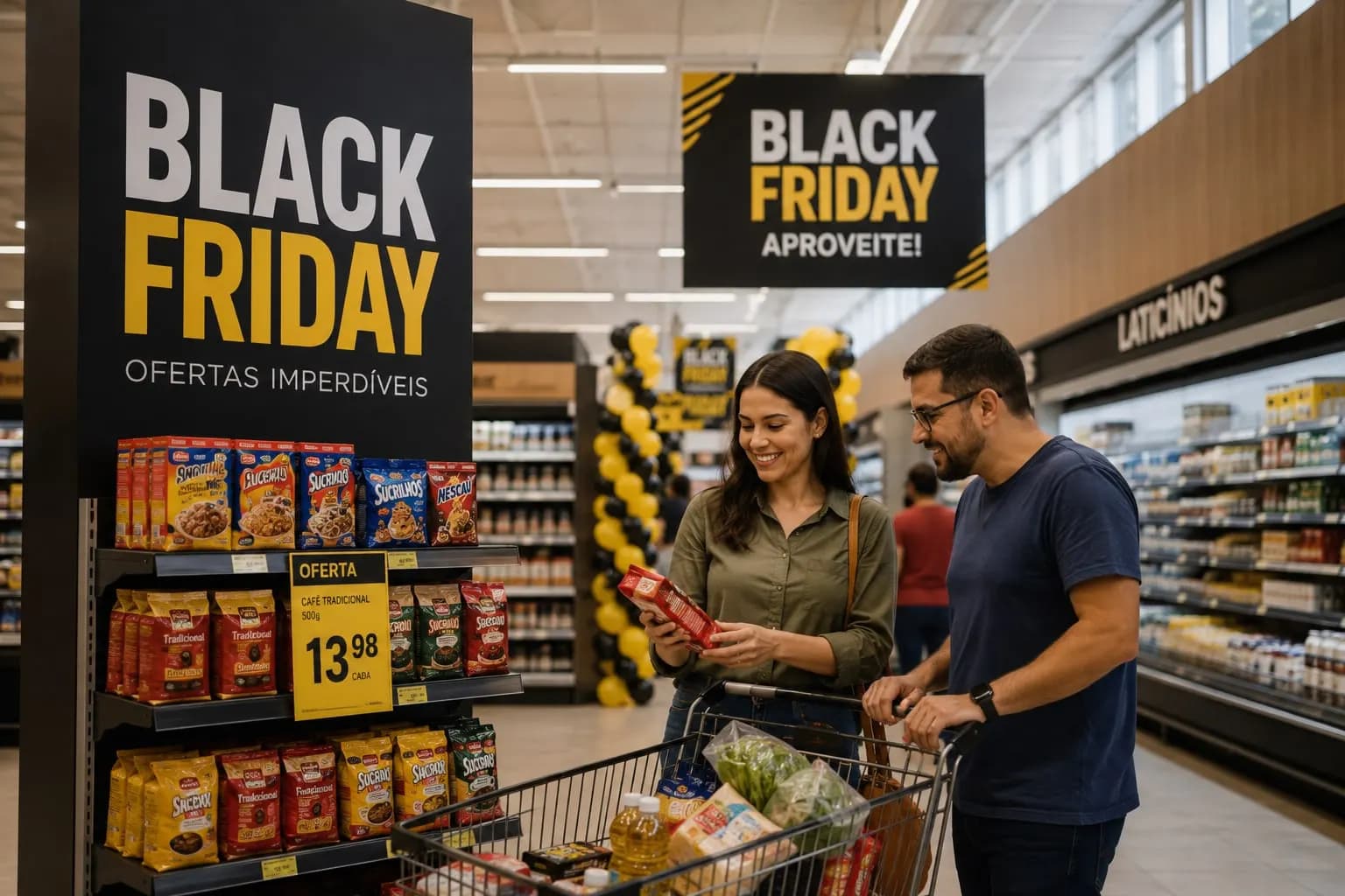 Black Friday 2026: intenção de compra recua e supermercado ganha espaço