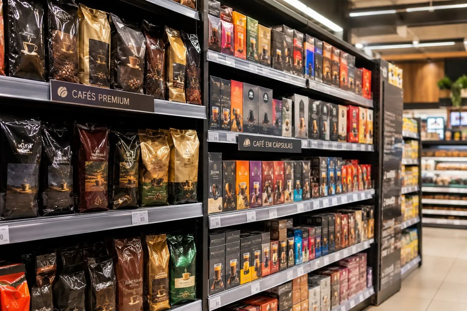 Café moído perde espaço no carrinho enquanto cápsula e premium avançam