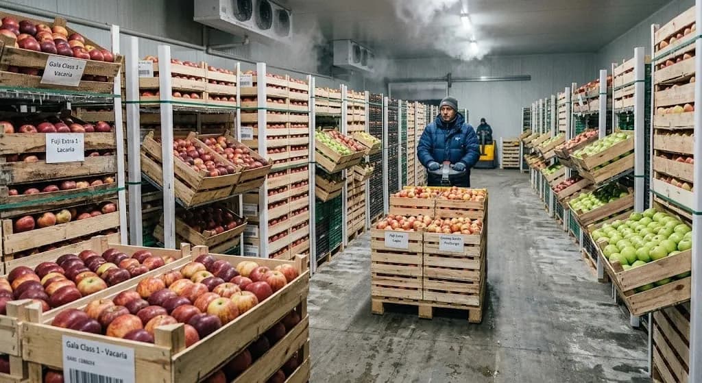 Oferta de maçã até fevereiro depende do estoque das câmaras frias