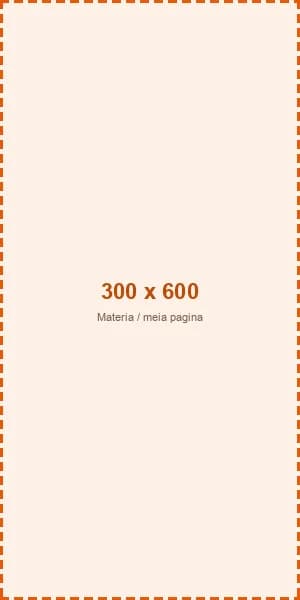 Espaço de teste 300×600 — Matéria — lateral, meia página