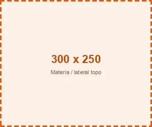Espaço de teste 300×250 — Matéria — lateral, topo