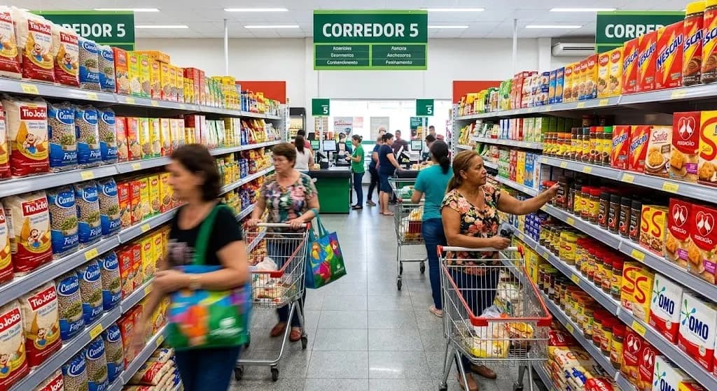 Vendas de supermercados sobem 8,5% em agosto na leitura da Stone, com crescimento do varejo em 25 estados
